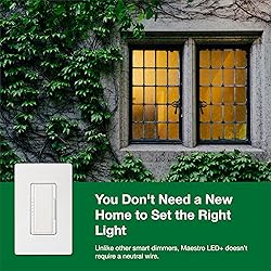 Lutron Maestro LED+ Dimmer Switch for Dimmable