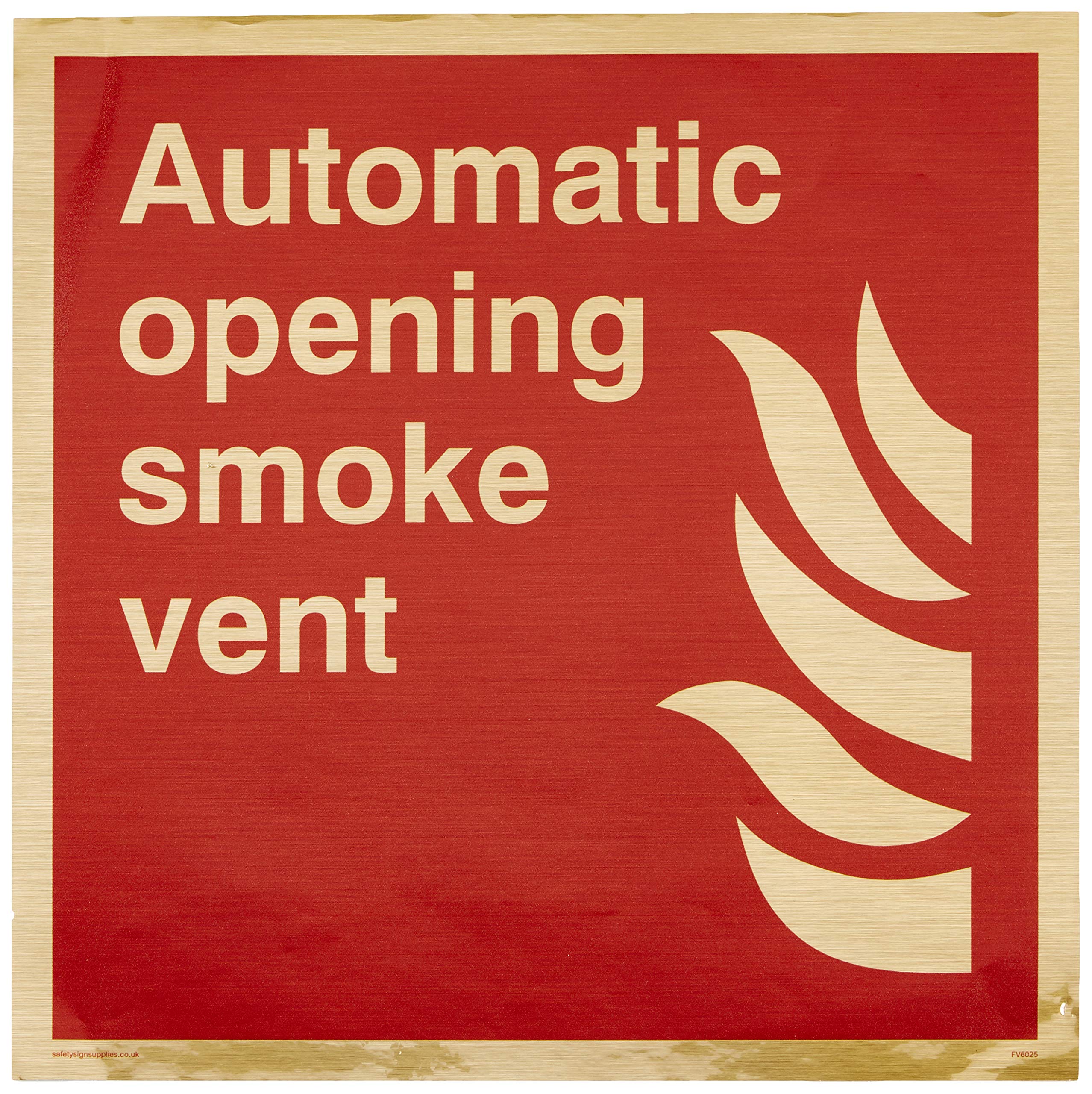 Automatic opening smoke vent