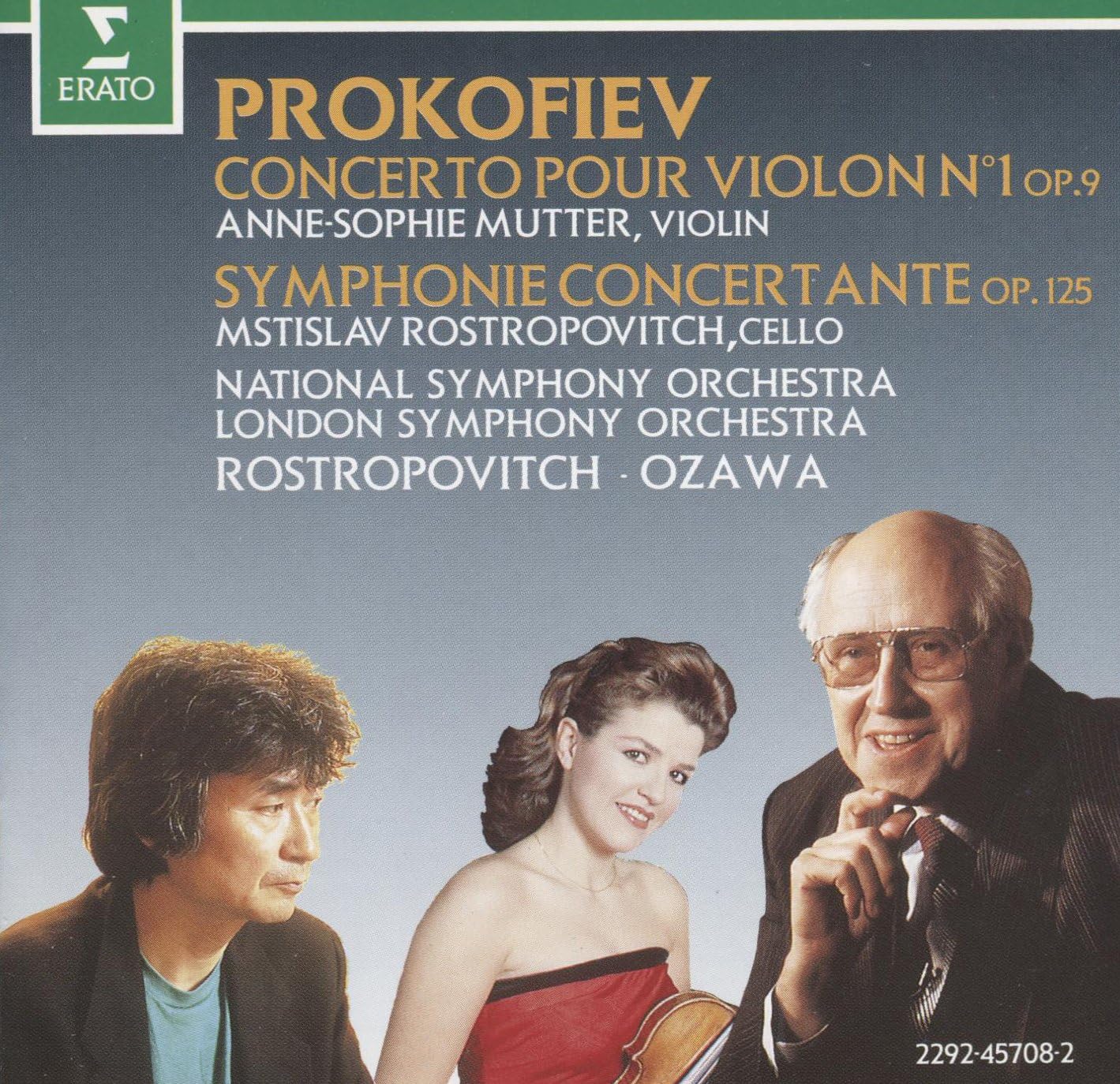 Violin Concerto 2 / Finfonia Concertante Prokofiev, Mutter
