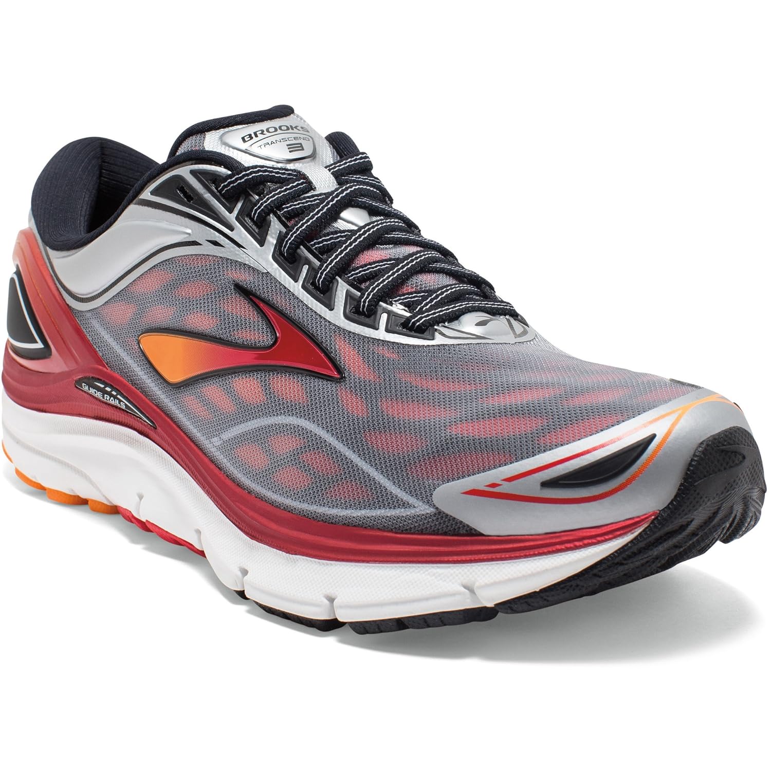 brooks men's transcend 3 running shoes