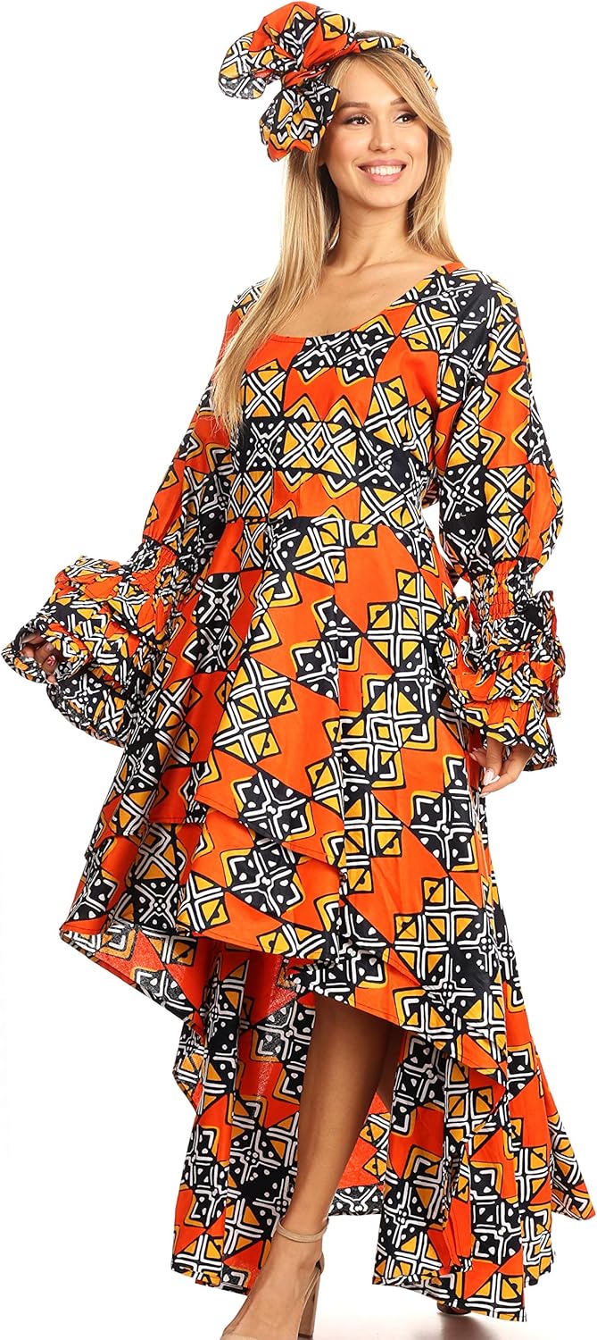 ankara high low dresses