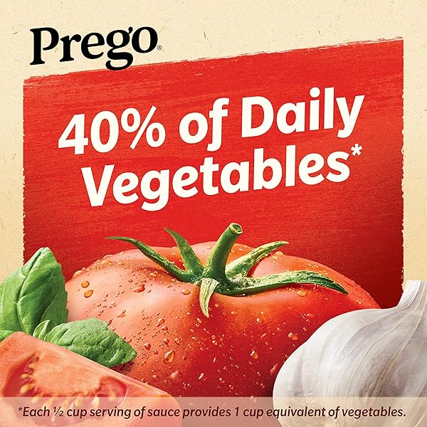PREGO HIDDEN SUPER VEGGIES TRADITIONAL PASTA SAUCE, 24 OZ JAR (CASE OF 6)
