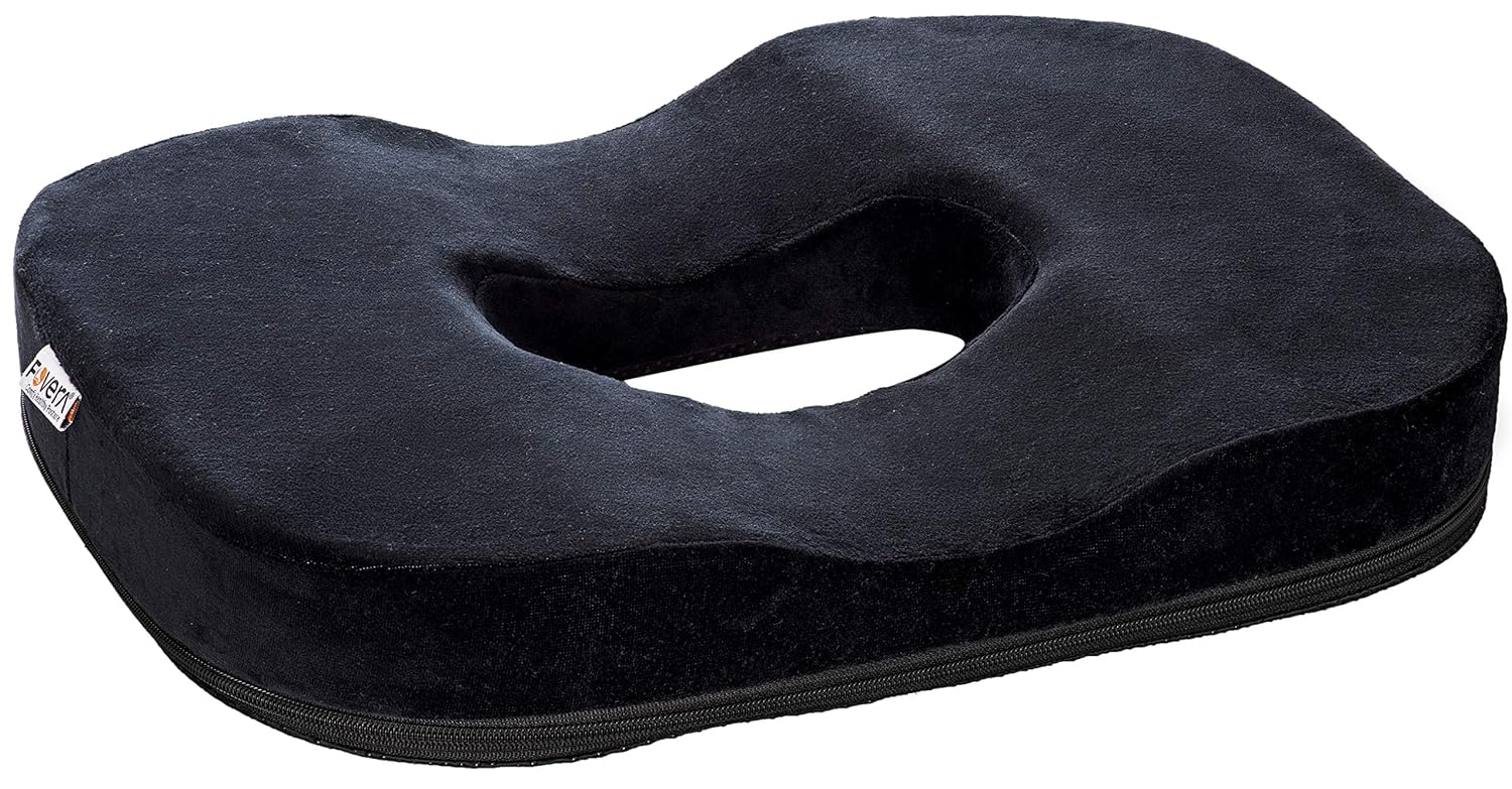FOVERA Orthopedic Donut Seat Cushion Pillow Pain Relief for