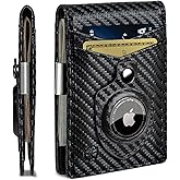 SERMAN BRANDS Money Clip Wallet - Mens Wallets slim Front Pocket RFID Blocking Card Holder Minimalist Mini Bifold