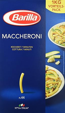 Barilla Hartweizen Pasta Maccheroni N 44 5er Pack 5x1kg Amazon De Lebensmittel Getranke