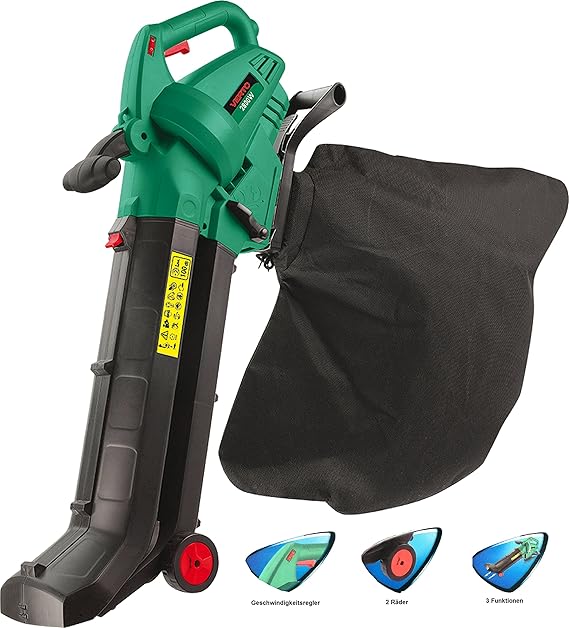 Leaf Blower 2800W Belt and catcher Leaf vacuum Leaf shredders Garden Vac electric Amazon.co.uk