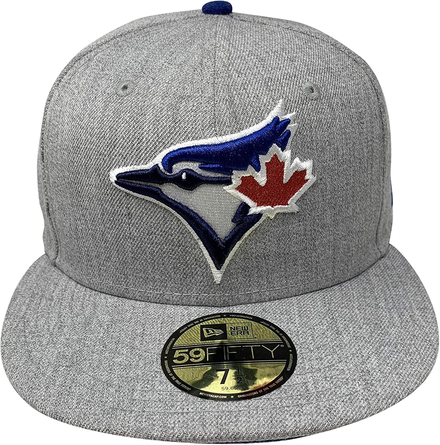 New Era Toronto Blue Jays Fitted Hat MLB 59Fifty Baseball Cap Straight