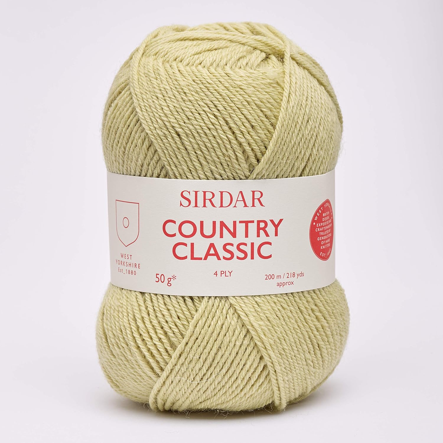 Sirdar Country Classic 4 Ply, Spring Green (968), 50g