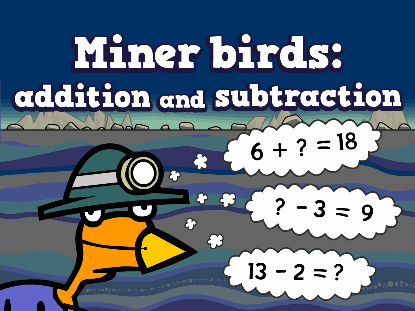 Miner Birds - Addition and Subtraction - App on Amazon Appstore
