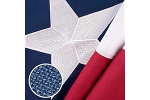 XIFAN Texas Flag 3x5 ft Deluxe Super Tough Series, Heavy Duty Spun Polyester, All Weather TX Flag Made in USA High Wind with Embroidered Stars, Sewn Stripes, Durable Texas Flags Outdoor Outside