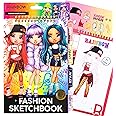 Horizon Group USA Rainbow High Fashion Sketchbook, Color & Create Fashion Looks, Includes Sketchbook, Fun Sleepover Activity, Travel Set, Fashion Design for Kids Ages 6, 7, 8, 9