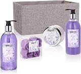 BRUBAKER Cosmetics Lavender Mint 12 Piece Bath Gift Set in Jute Box view 2