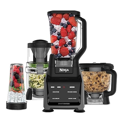Ninja CT682SP Intelli-Sense Kitchen System with Auto-Spiralizer, Black Breville BFP800XL Sous Chef Food Processor