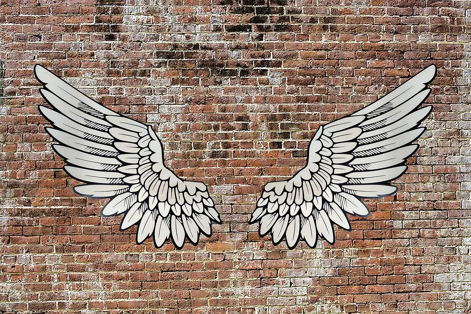 Wings Wall Art Decor Wood Modern Art Layered Art Wood Plant