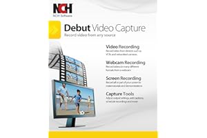 NCH SOFTWARE Debut Video Capture Software to Record from a Webcam, Computer Screen or Device [Download]