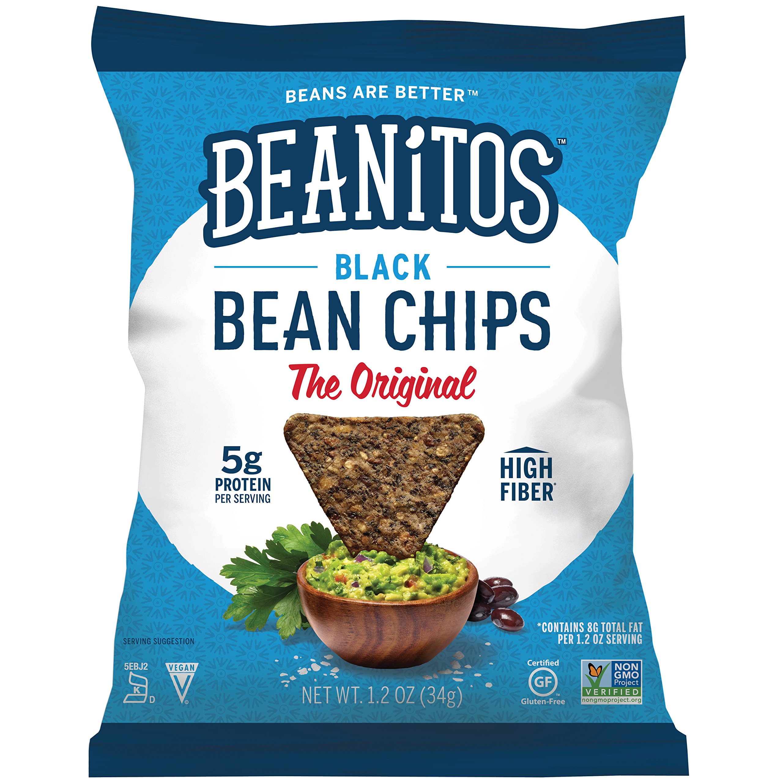 Beanitos Black Bean Chips with Sea Salt, Plant Based