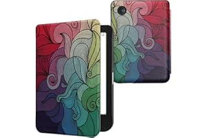 kwmobile Case Compatible with Kobo Clara BW/Colour Case - eReader Cover - Multicolor Dark Pink/Blue/Green