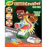 Crayola Glow in The Dark Critter Creator, Clay Bug Toy Kit for Kids, Fake Bug Molds, Includes Crayola Clay & Paint, Gift for 