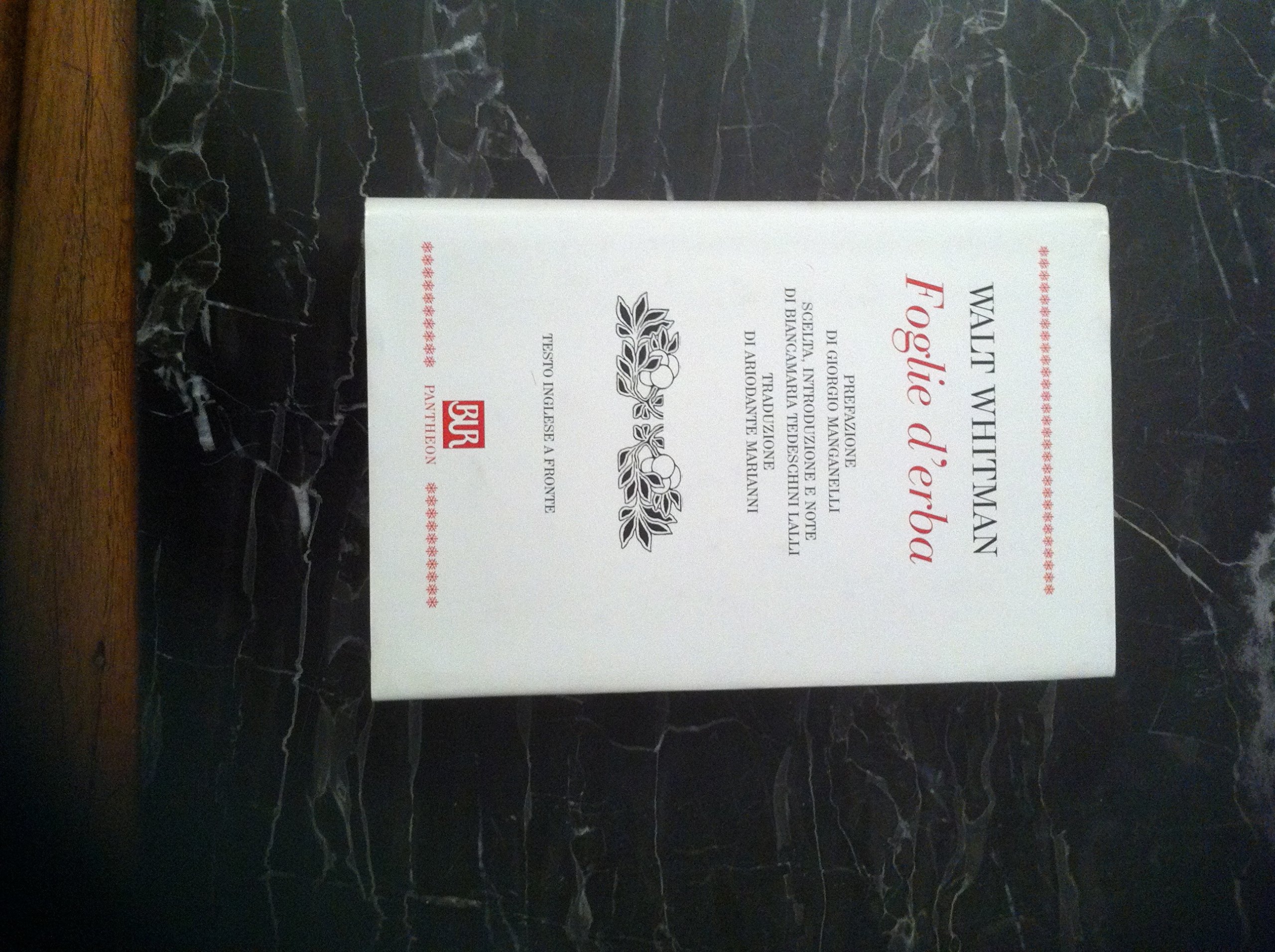 Foglie D Erba Testo Inglese A Fronte Amazon It Whitman Walt Tedeschini Lalli B Marianni A Libri