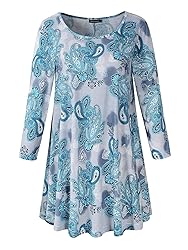 Veranee Women's Plus Size Swing Tunic Top 3/4