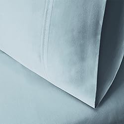 Superior LBKGPCSL600CR Pillowcases, King, Light Blue