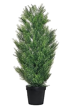 McPalms Zypresse 85 cm künstlich Kunstbaum Kunstpflanze