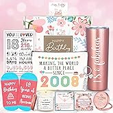 18th Birthday Gifts for Girls Trendy 18 Year Old Girl Birthday Gifts for 18 Year Old Girl Gift Ideas Unique Age 18 Gift for Female Teen Girls Her Daughter Happy 18th Decoration Presents with Tumbler