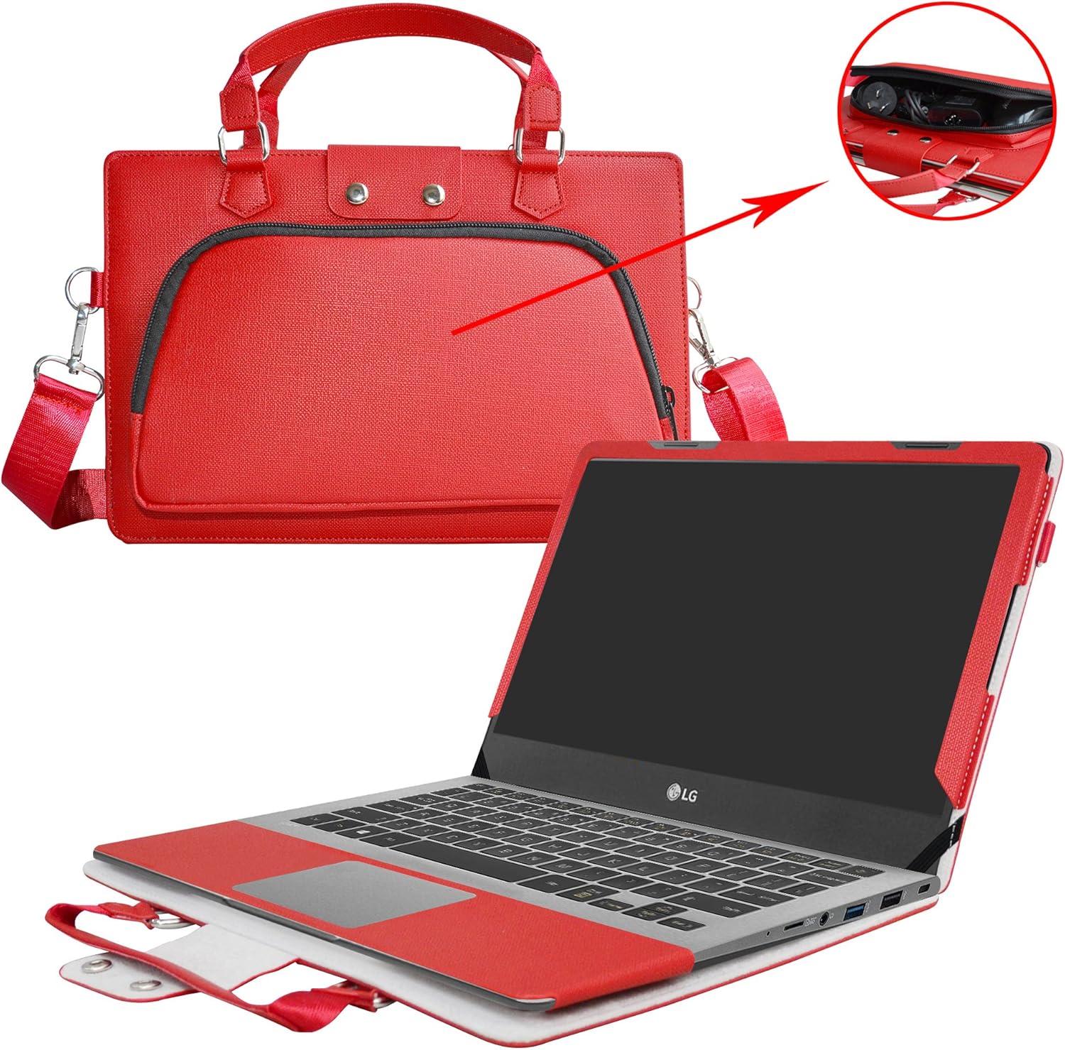 Inspiron 15 5570 5575 Case,2 in 1 Accurately Designed Protective PU