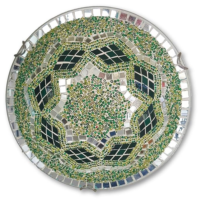 Art Win Lighting W10030 1 Green Handmade Turkish Mosaic Ceiling