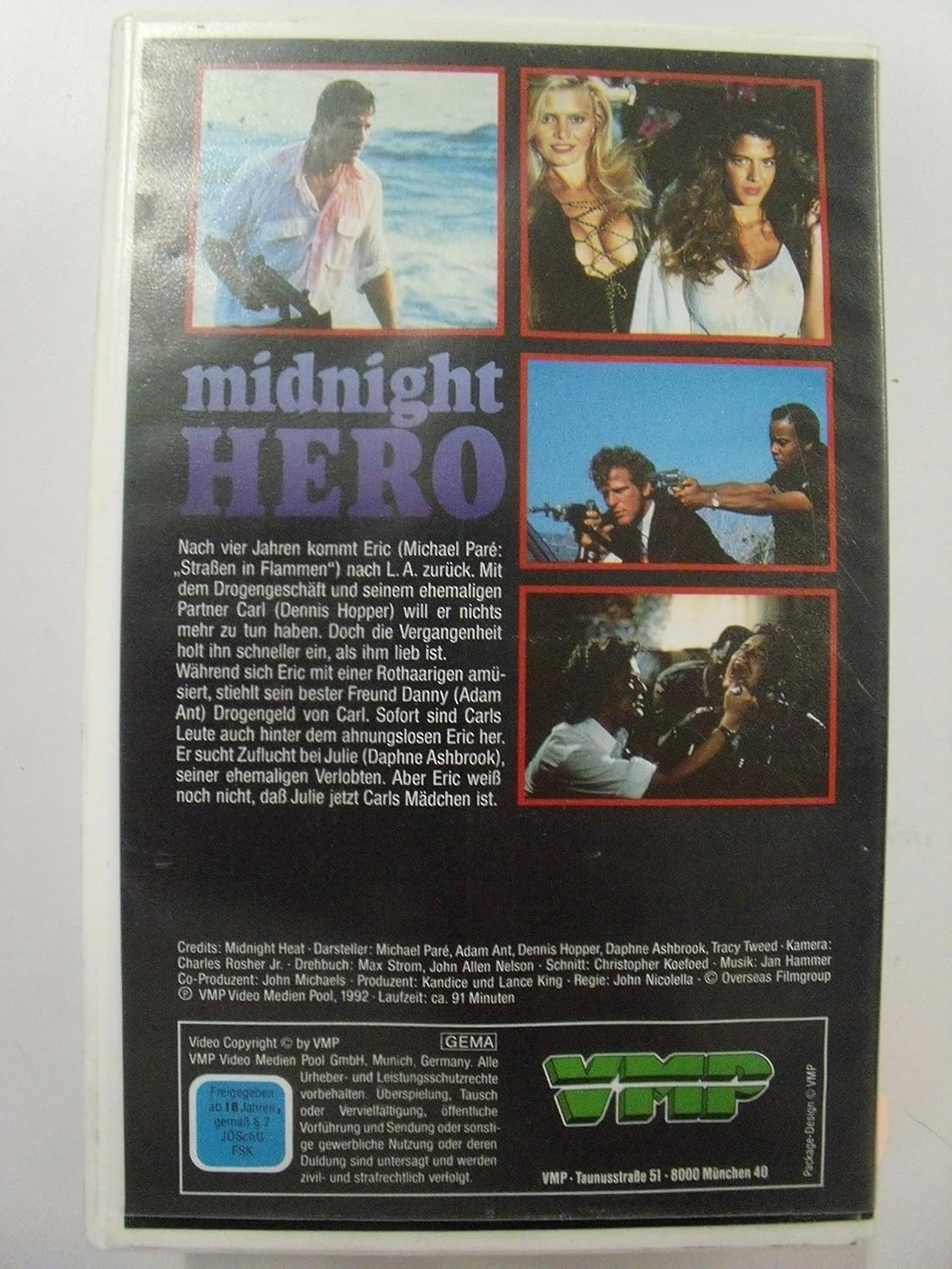 Amazon Com Sunset Heat Vhs Michael Pare Adam Ant Dennis Hopper Daphne Ashbrook Charlie Schlatter Tracy Tweed Little Richard Luca Bercovici Stefanos Miltsakakis Tony Todd Cheryl Freeman Joe Lara Charles Rosher Jr John