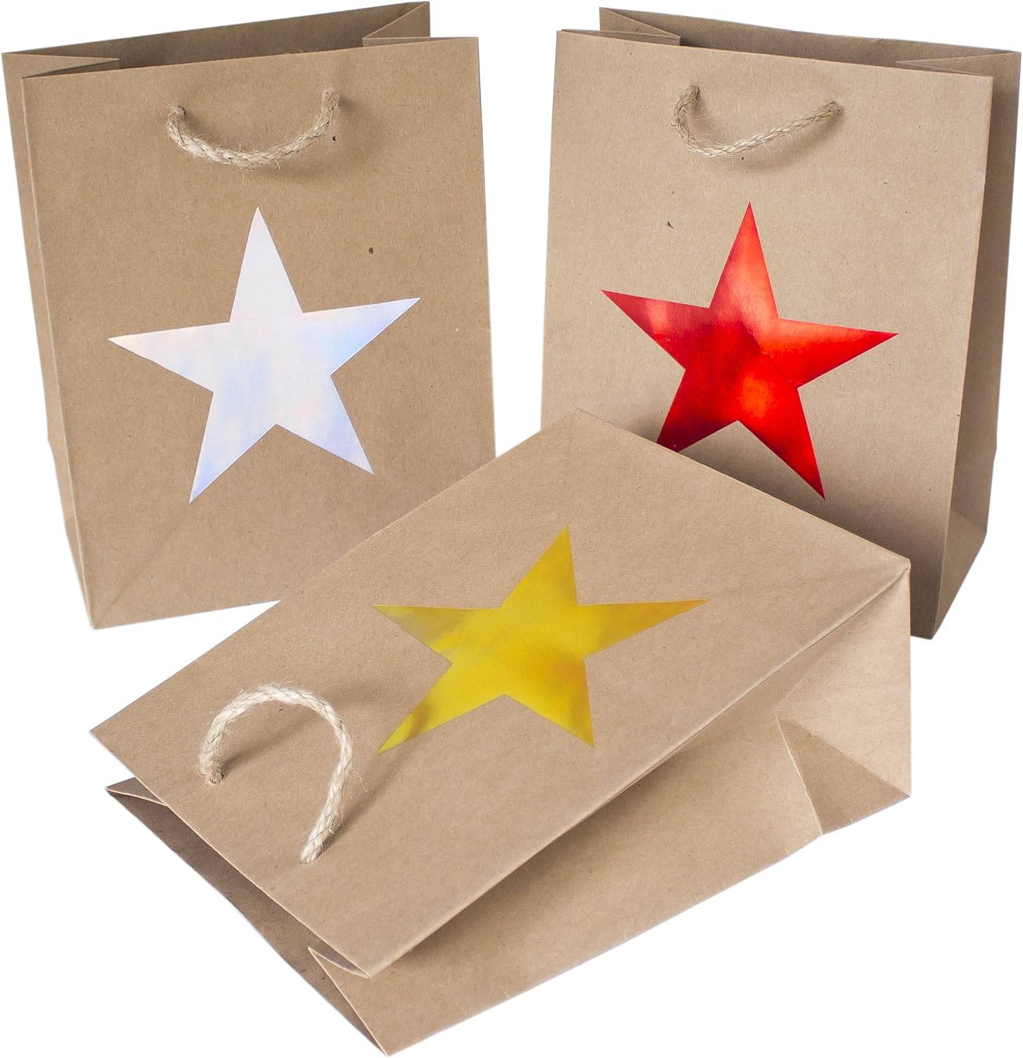 Heku 22 30822 35 Paper Metallic Gift Bag, 10 x 20 x 26 cm, 1 count (Pack of 25)