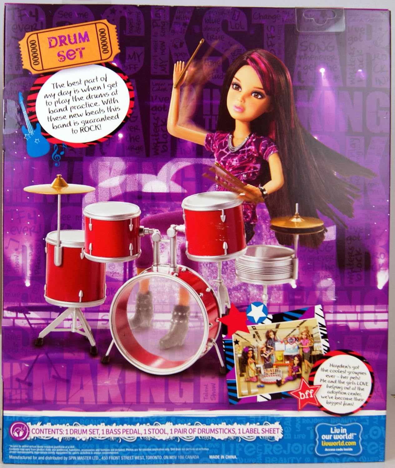 doll drum set