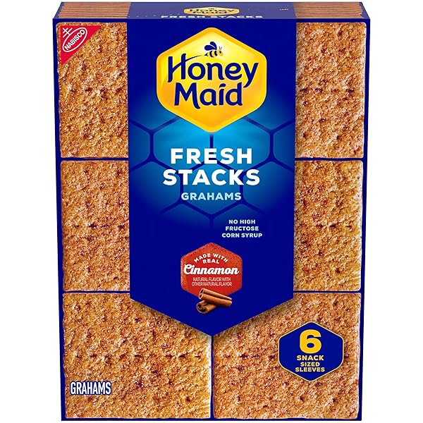 HONEY MAID FRESH STACKS CINNAMON GRAHAM CRACKERS, TRAVEL...