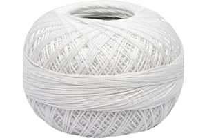 Handy Hands HH40-601 Lizbeth Cordonnet Cotton Size 40-Snow White