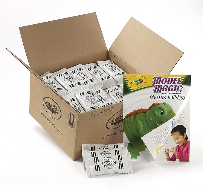 white model magic clay