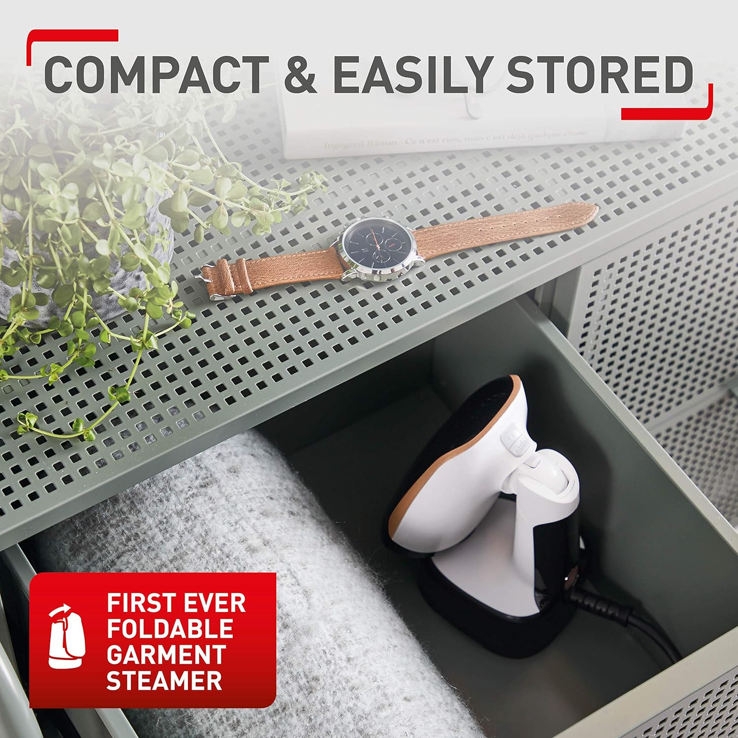 Tefal Access Steam Pocket DT3030 Garment Steamer, Handheld, 1300 W, 120