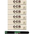 OCB Organic Cigarette Rolling Papers ~ King Size Slim ~ 6 Pack ~ Includes American Rolling Club Tube