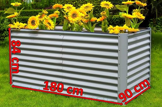 OUTFLEXX sopraelevata, Aluminio, Plata, 180 x 90 x 84 cm: Amazon ...