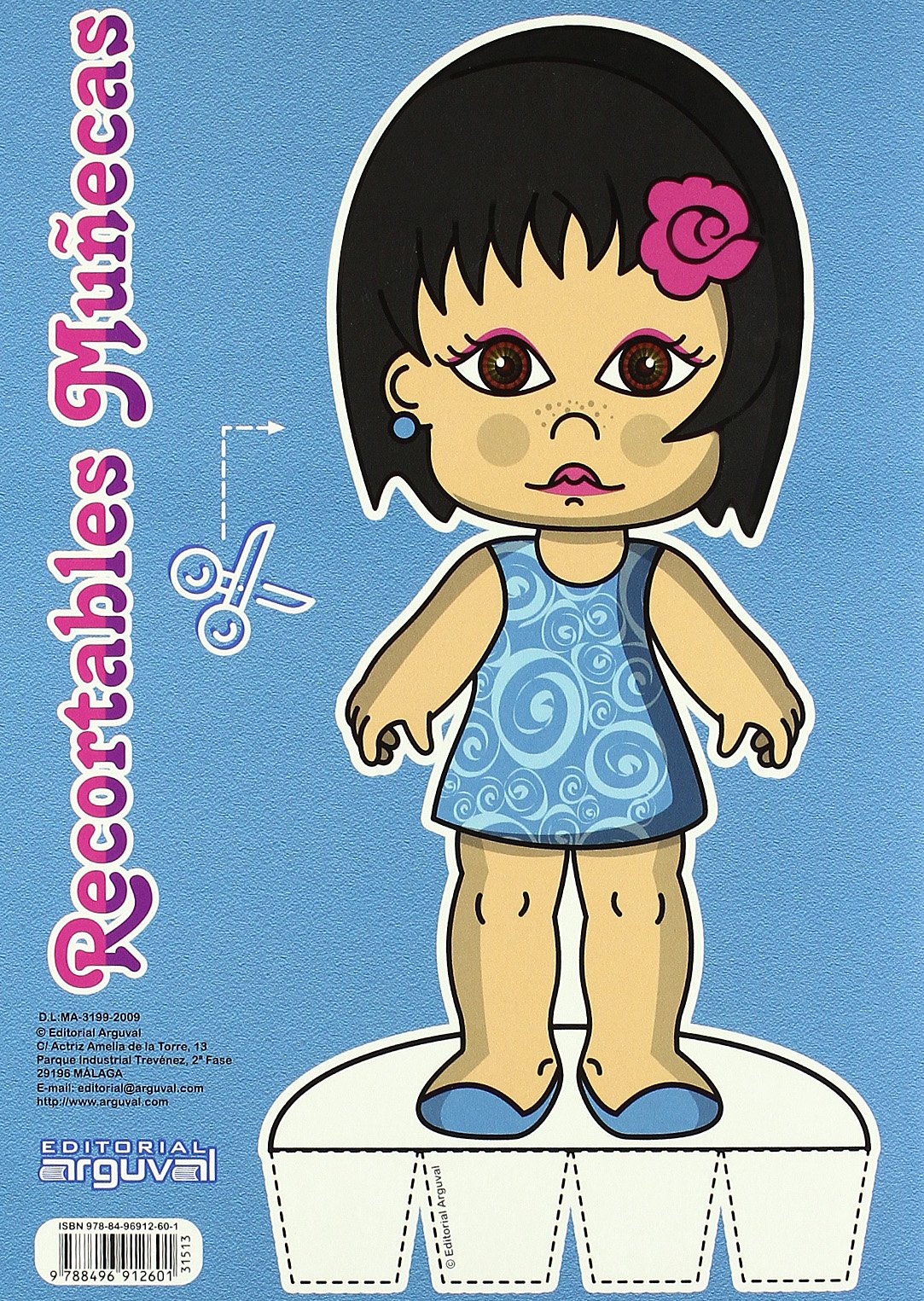 muñecas recortables años 60 y 70