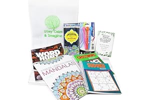 ZELICA Get Well Soon Art kit home activities adult coloring books & pencils care package | Gift basket feel better soon gift for sick friend women, men, covid or after surgery for Stress relief & Relaxation
