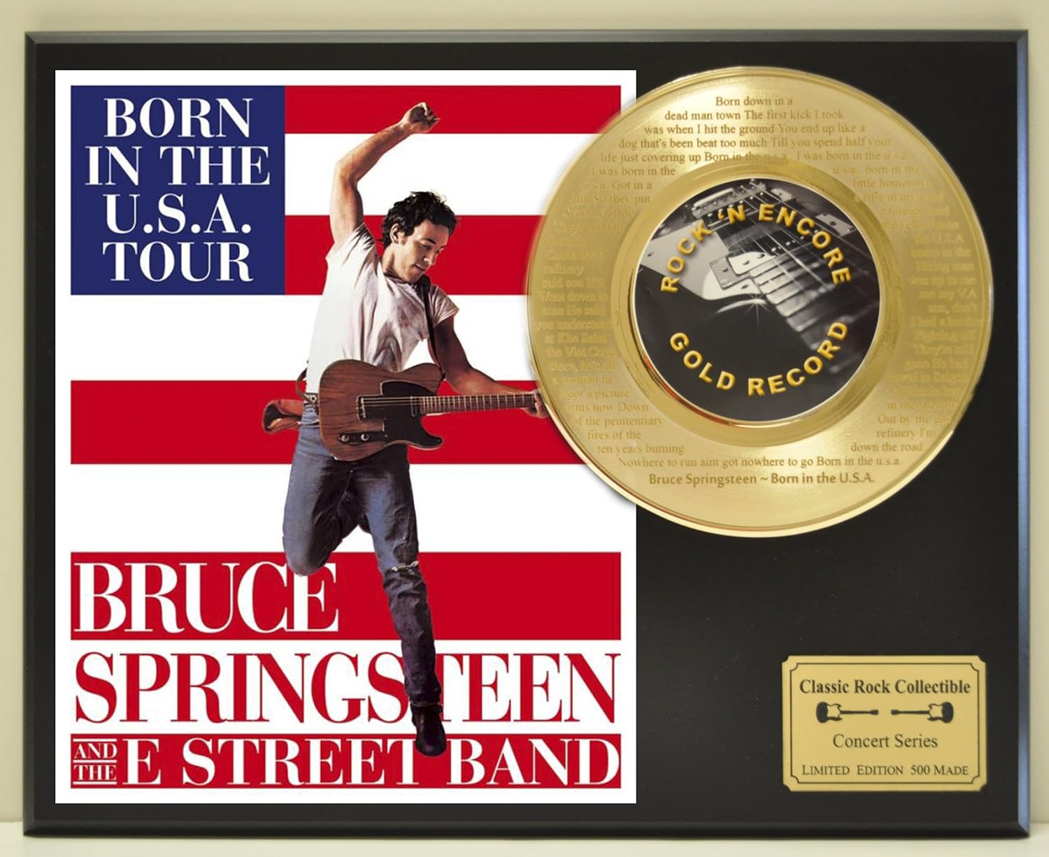 Bruce Springsteen Born In The Usa 45 Record Ltd Edition Display