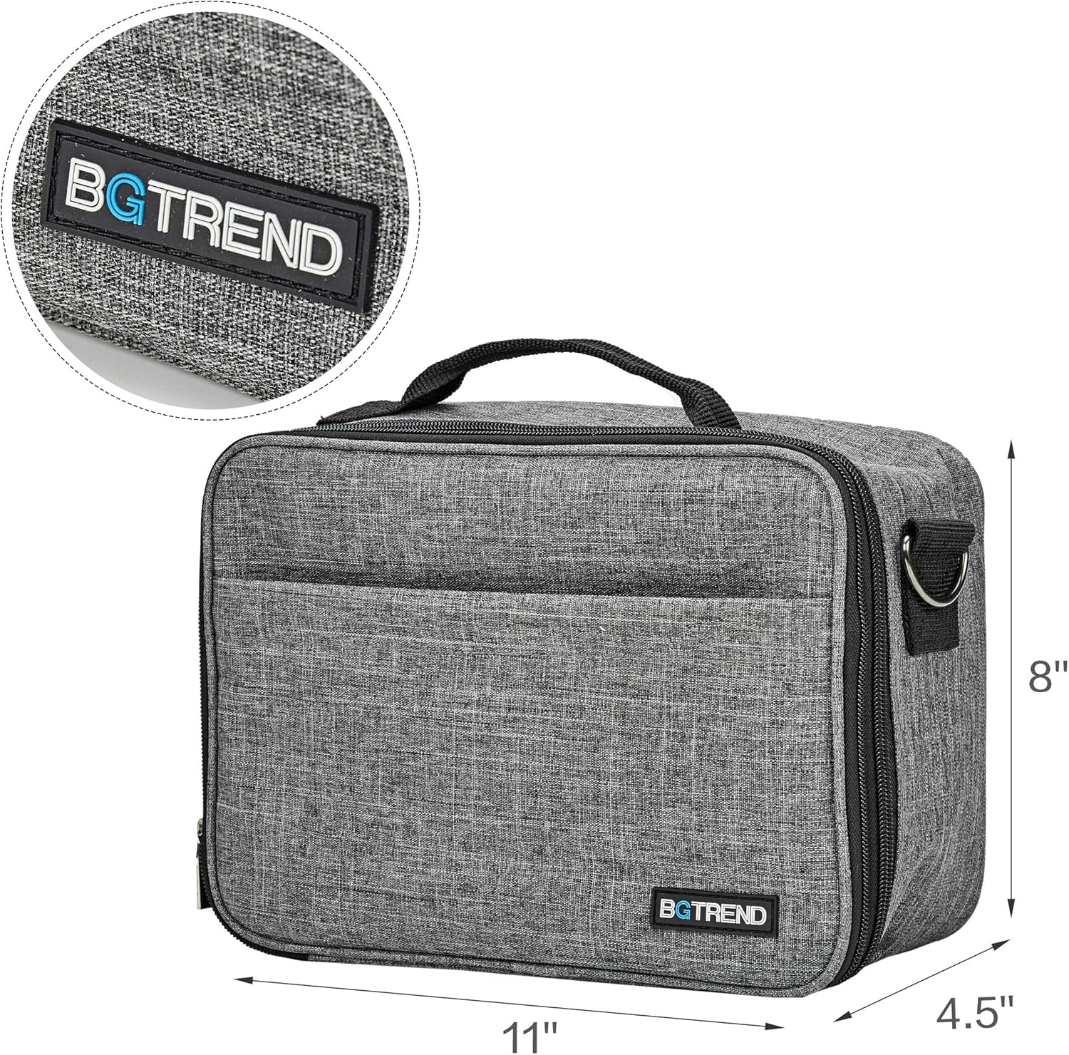 BGTREND Carrying Bag for Mini Projector, Portable Case for DR.J Mini Projector and Accessories,Grey（Patent Pending）: Electronics