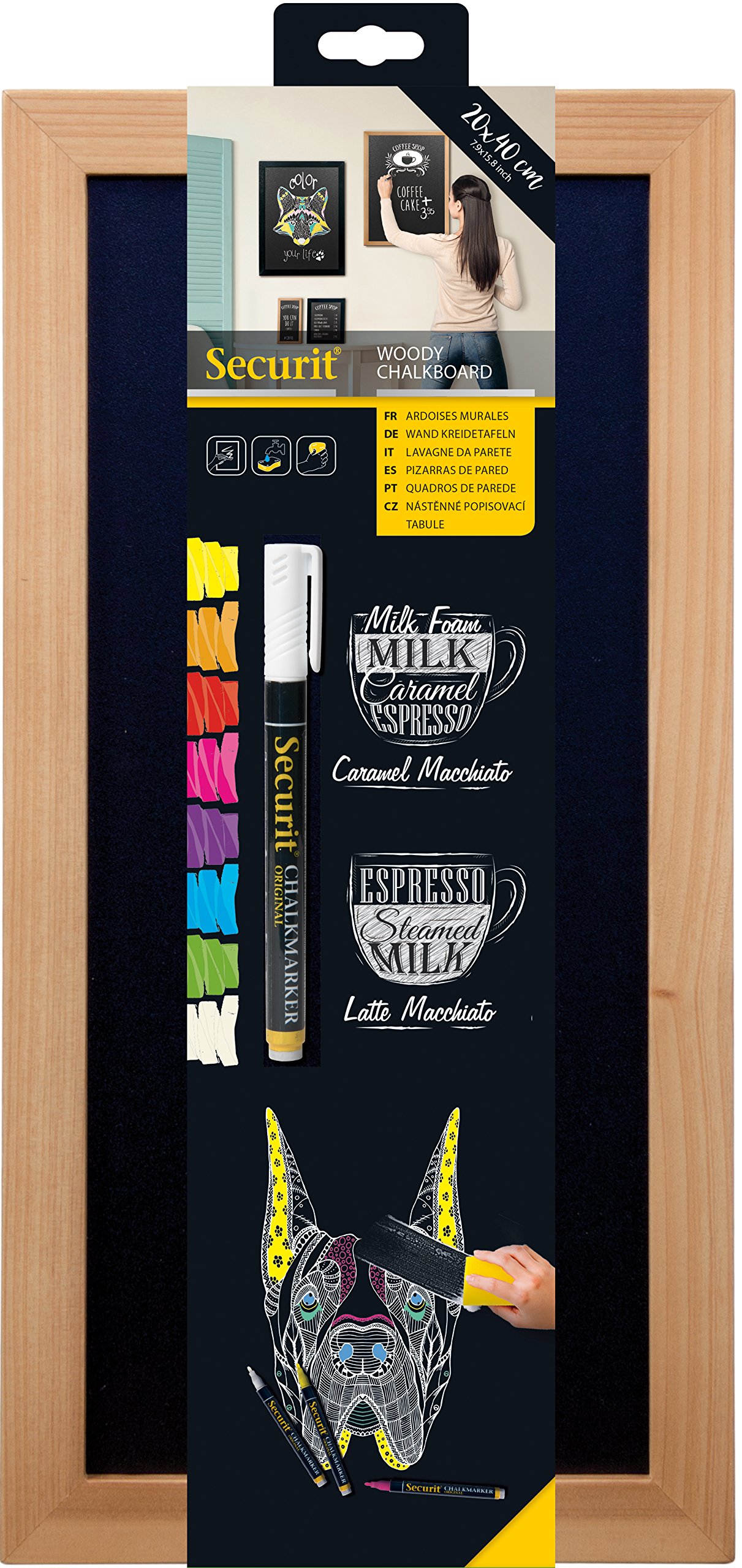 Securit American Metalcraft WBWTE2040 Wall Board, 7 3/4"