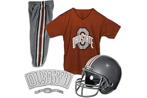 Franklin Sports NCAA Kids College Football Helmet + Jersey Sets - NCAA Team Uniform Costume Set - Toy Sets