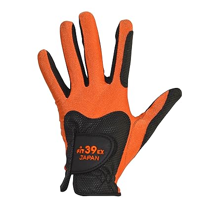 orange golf glove