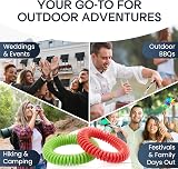 TANNESS Mosquito Repellent Bracelet 12 Pack DEET-Free Waterproof Bands view 5