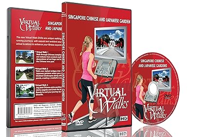 Virtuelle Spaziergänge - Singapur Chinesische & Japanische Gärten für Innen-Walking, Laufband und Rad-Training
