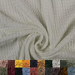 Texco Inc 59" Wide Rayon Spandex Waffle Open Knit