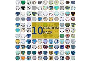 BIG ELEPHANT Random Color Potty Training Underwear - 10 Pcs Set, Training Pants for Boys and Girls