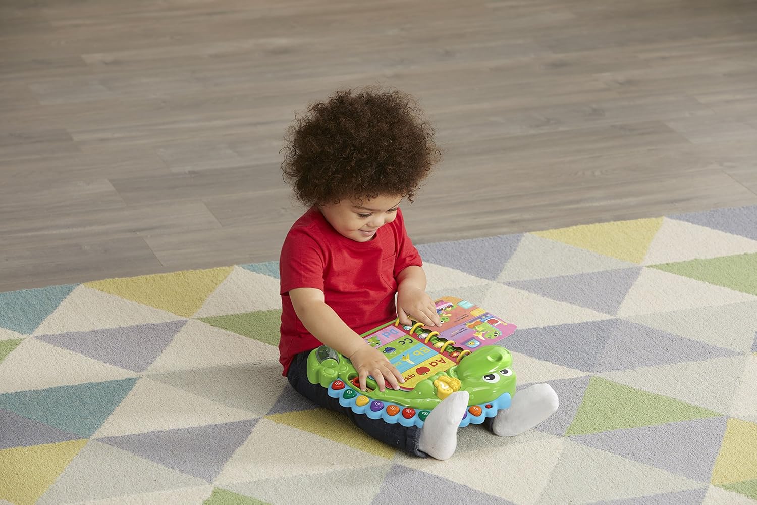 LeapFrog Dino's Delightful Day Alphabet Book, Green: Toys & Games